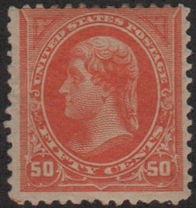MALACK 260 Fine+ OG H, nice color, scarce stamp w6475 