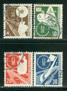 Germany Bund Scott # 698 - 701, used