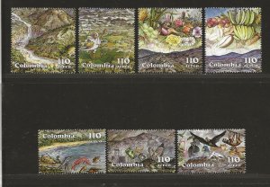 COLOMBIA SC# C805a-g  FVF/MNH