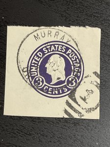 US SC# U436f Cut Square Used