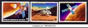 MALAGASY - 1976 OPERATION MARS VIKING / SPACE - 3V - MINT NH