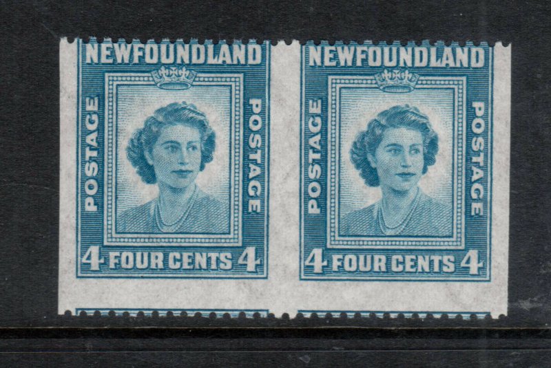 Newfoundland #269b Mint Fine Never Hinged Imperf Pair