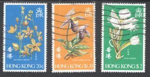 HONG KONG  #342-344,  Used,  VF   CV $6.60  ....  2730307