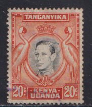 Kenya, Uganda & Tanganyika 74 Kavirondo Cranes 1942