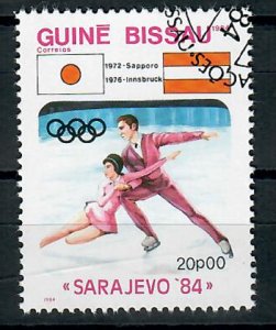 Guinea-Bissau 534 Olympic Figure skating used single