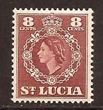 St. Lucia  #  163  Mint  N H