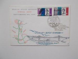 1964 Forth Road Bridge First Day Cover with FRB South Queensferry S/H Cat £40