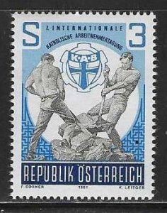 Austria MNH sc# 1195 Workers