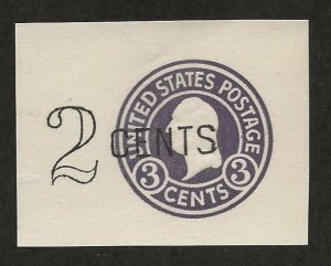 UNITED STATES SC# U446 DIE 1  VF/MNH