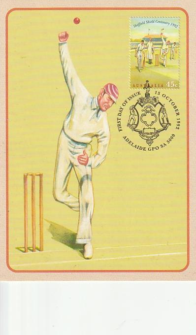 #1301-2 Australia Mint Maxicards - Cricket