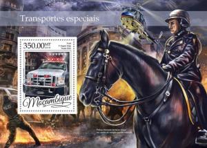MOZAMBIQUE 2016 SHEET SPECIAL TRANSPORT