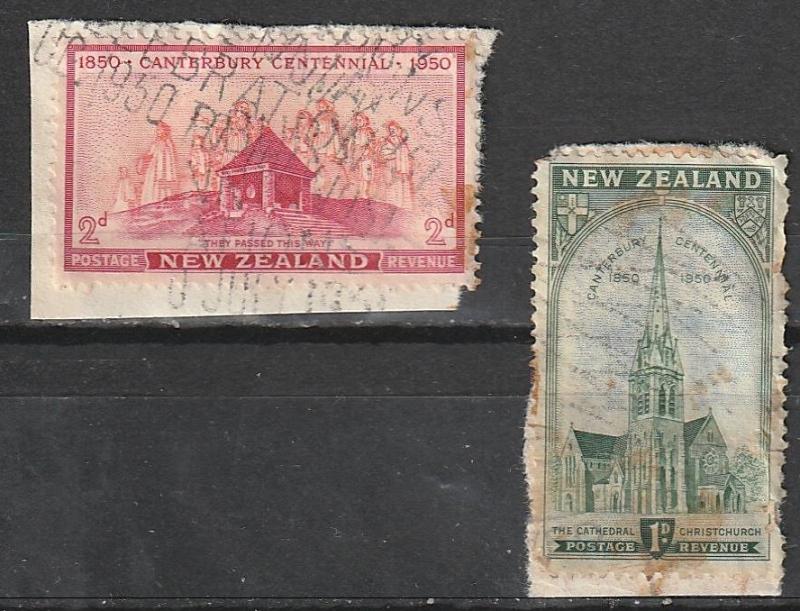 #274-5 New Zealand Used on paper