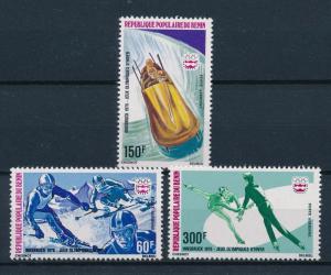 [55703] Benin 1976 Olympic games Bobsleigh Skiing Figure skating MNH