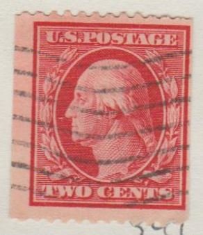 U.S. Scott #349 Coil Washington Stamp - Used Single