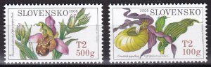 Slovakia, Flowers, Orchids MNH / 2008