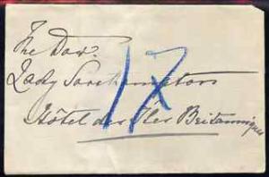 Great Britain 1907 Letter from PRINCESS CHRISTIAN to the ...