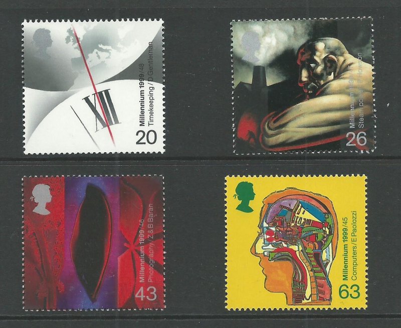 1999 GB QEII SC 1839-42  Inventions  MNH