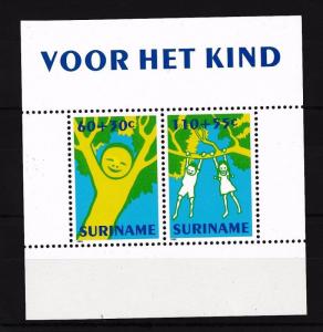 [SU754] Suriname Surinam 1992 Childrens Welfare Souvenir Sheet MNH