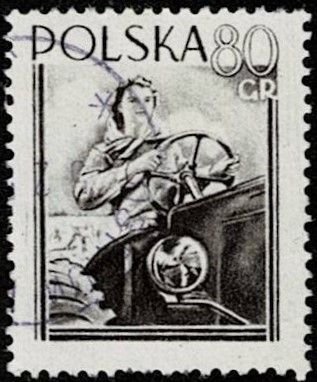 1954 Poland Scott Catalog Number 616 Used