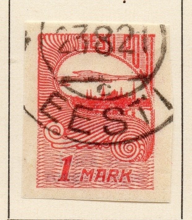 Estonia 1919-20 Early Issue Fine Used 1M. 013063