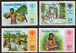 Samoa Sc #499-502 Mint Hinged