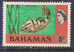 Bahamas 1971 QE2 5cents Fish  SG 363 MNH ( E388 )