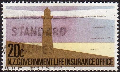 New Zealand OY53 - Used - 20c Lighthouse (1981)