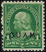 Guam 1 Mint,OG,NH... SCV $40.00