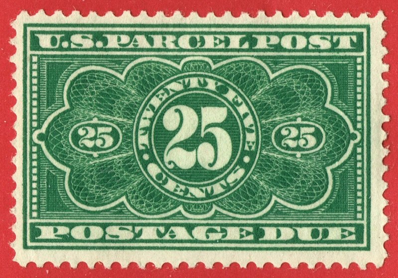 [0868] 1913 Scott#JQ5 MLH 25¢ green cv:$70 PARCEL POSTAGE DUE