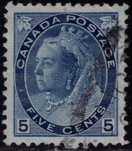 Canada #  79b Used  VF+  CDS cancel