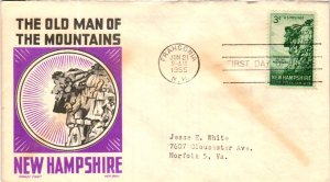 #1068 New Hampshire Old Man – Cachet Craft Boll Cachet