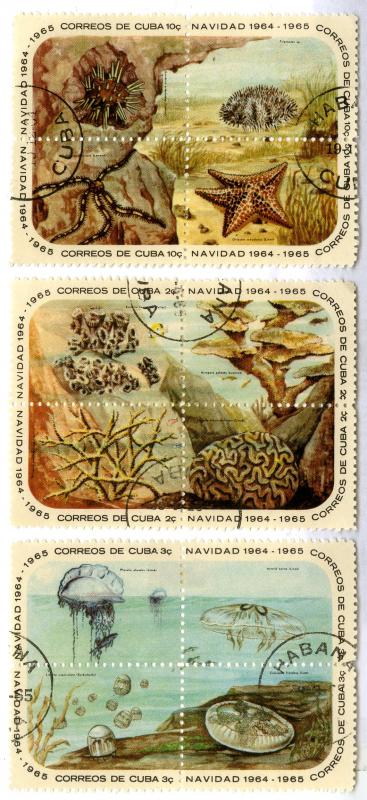 CUBA 916a,921a,926a,USED SCV $12.00 BIN $5.00