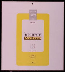 Scott/Prinz Pre-Cut Souvenir Sheets Small Panes Stamp Mounts 159x270 #1004 Clear