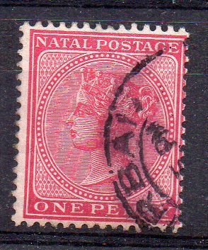 NATAL - VICTORIA - ONE PENNY - 1874 -