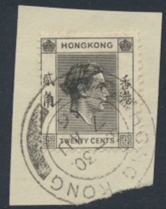 Hong Kong  for cancel collector PO 7  Sc 159A  SG 147 see scan & details