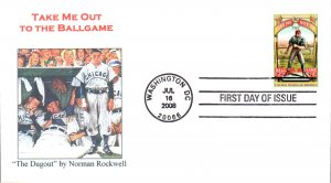 #4341 Take Me Out to the Ballgame Ginsburg FDC