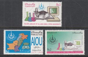 Pakistan 935-937 MNH