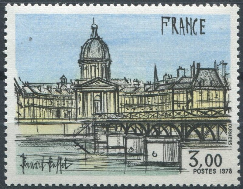 France Sc#1584 MNH, 3f multi, Paintings 1978 (1978)