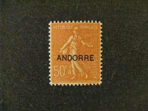 Andorra (French) #12 MNH  a22.7 4987