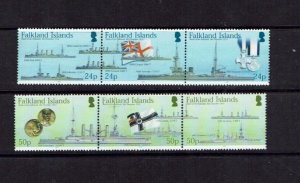 Falkland Islands: 2004, 90th Anniversary, Battle of the Falklands, MNH set