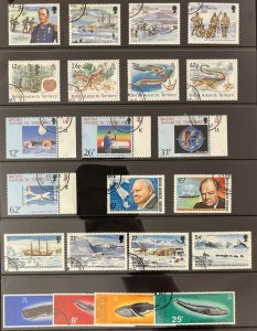 British Antarctic Territory Wildlife Aviation Collection Used (Aprx 100 )MK8659