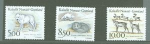 Greenland #262-264  Single (Complete Set) (Animals) (Fauna)