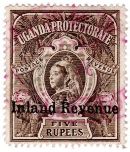 (I.B) KUT Revenue : Uganda Duty 5R (1898)