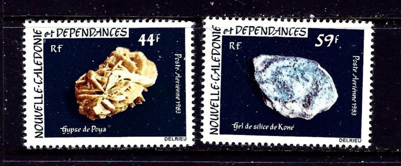 New Caledonia C187-88 MNH 1983 Gypsum and Silica