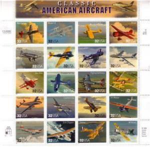 USA Scott 3142 Classic American Aircraft  MNH** CV $33