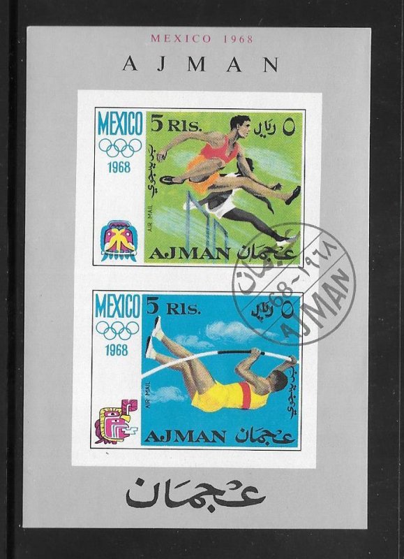 Ajman 1968 Souvenir Sheet (12105)