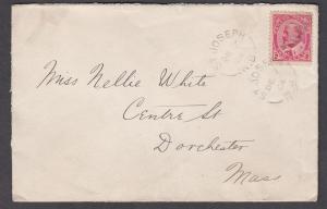 NEW BRUNSWICK SPLIT RING TOWN CANCEL COVER ST JOSEPH