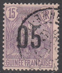 French Guinea 57 Used CV $1.20