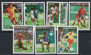 Guinea Bissau 711-17 MNH 1988 Soccer