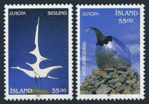 Iceland 770-771,MNH.Michel 786-787. EUROPE CEPT-1993.Sculptures.Arnason,Tomasson